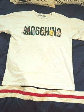Authentic Moschino Milano Cartoon Shirt Size L